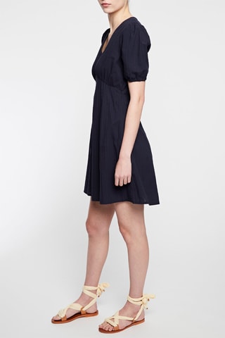 Robe droite - 
Bleu marine