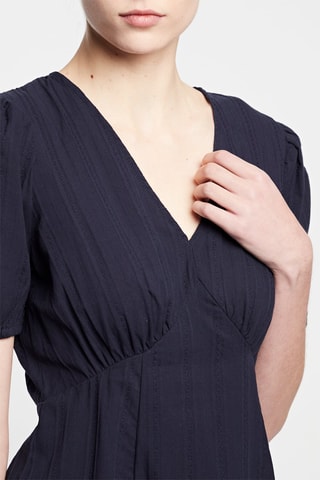 Robe droite - 
Bleu marine