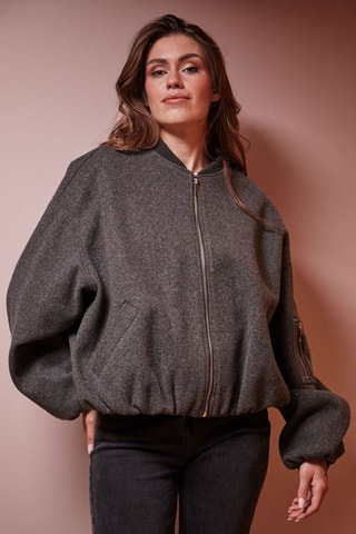 Bomber Vosges - Cinzento-escuro mesclado