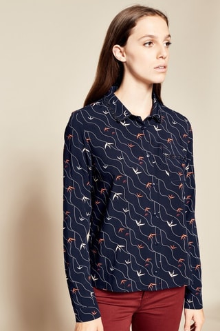 Camisa Charlot - Azul-marinho