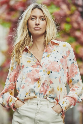 Camisa oversize Cassie - Multicor