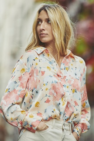 Camisa oversize Cassie - Multicor
