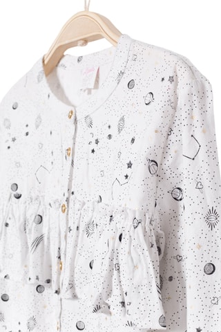 Camisa Cosmy Branco e preto