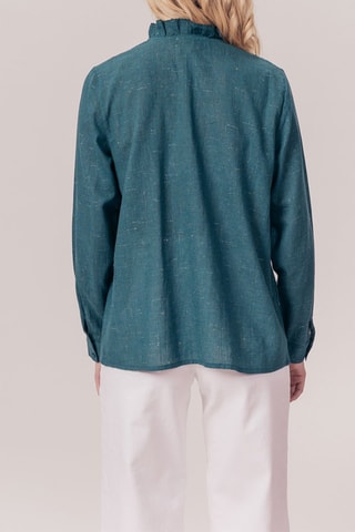 Camisa Christa Azul pato mesclado