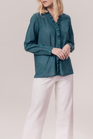 Camisa Christa Azul pato mesclado