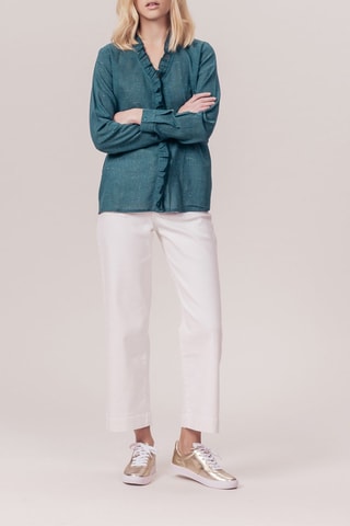 Camisa Christa Azul pato mesclado