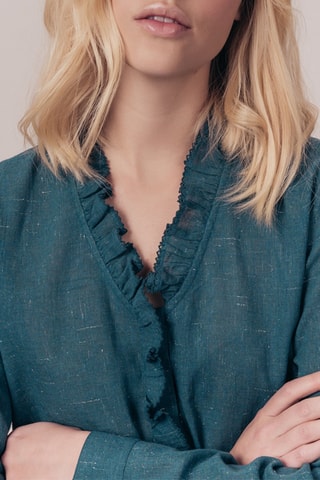 Camisa Christa Azul pato mesclado