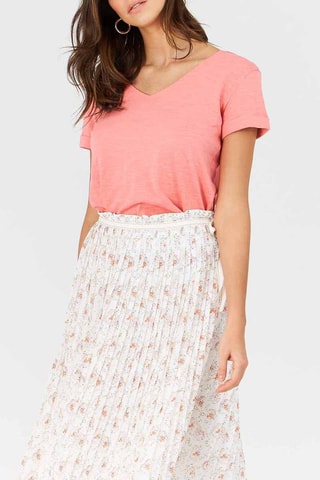 T-shirt Africa - Rosa mesclado