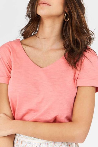 T-shirt Africa - Rosa mesclado