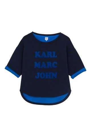 T-shirt Serena - Azul-marinho