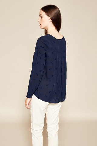 Blusa Tanzania - Azul-marinho