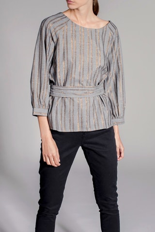 Blouse Felix - Gris clair et doré