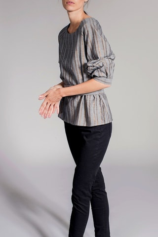 Blouse Felix - Gris clair et doré