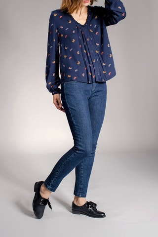 Blouse Typhen - Bleu marine