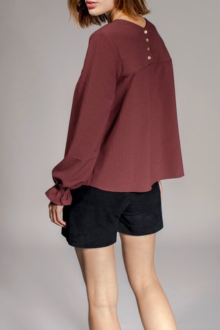 Blusa Temoin Bordô