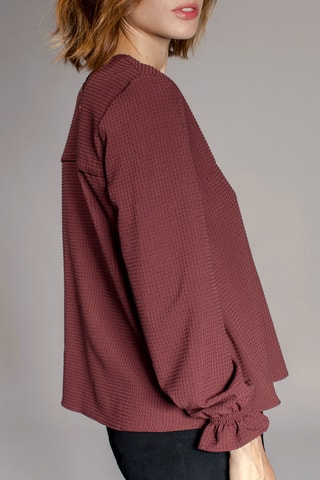 Blusa Temoin Bordô