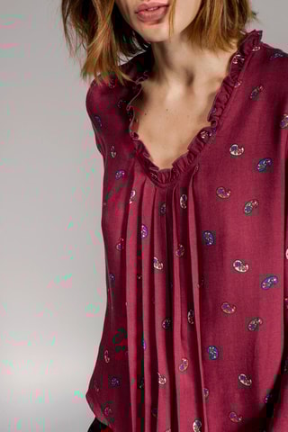 Blouse Typhen - Bordeaux