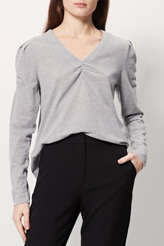 Blouse August - Gris chiné