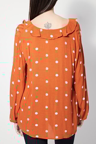 Blouse Fox - Rouge brique