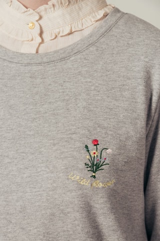 Sweat Selena Cinzento-claro mesclado