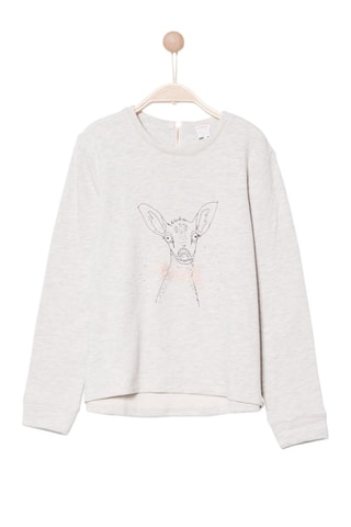 Sweat Safy Cinzento-claro mesclado