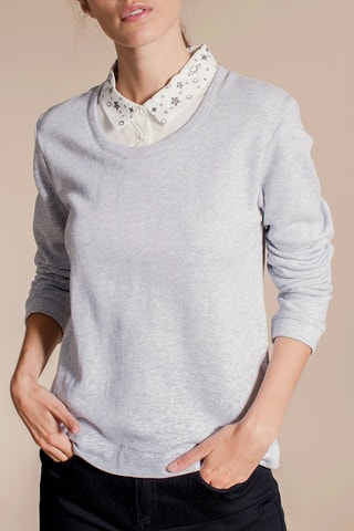 Sweat efeito ilusório Subtile Cinzento-claro mesclado