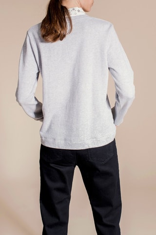 Sweat efeito ilusório Subtile Cinzento-claro mesclado