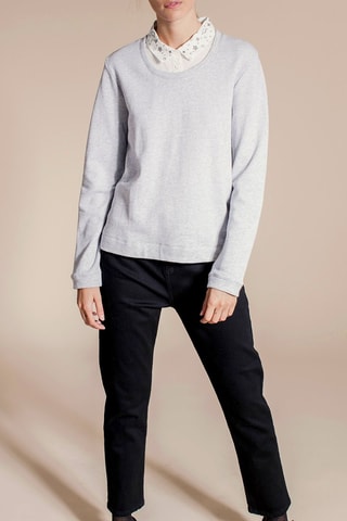 Sweat efeito ilusório Subtile Cinzento-claro mesclado