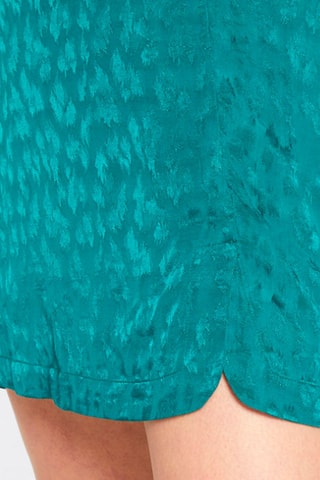 Saia direita Verde esmeralda