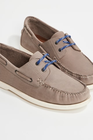 Leren Bootschoenen Yann - Grijs