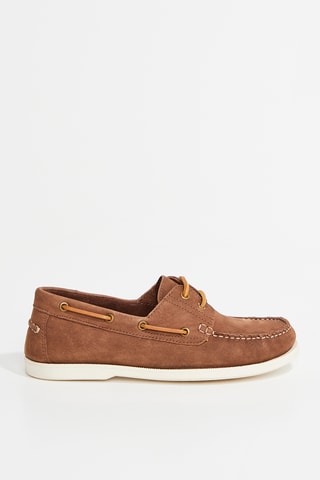 Leren Bootschoenen Yann - Camel