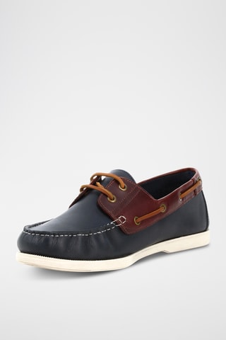 Leren Bootschoenen Yann - Bordeauxrood