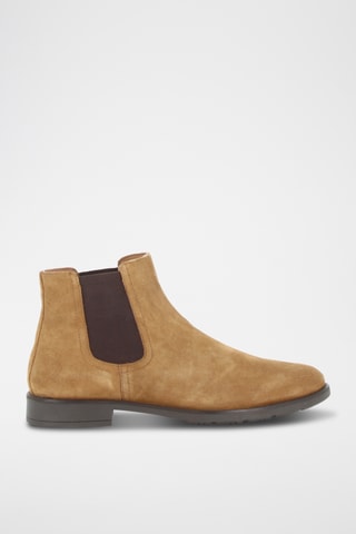 Leren Chelsea Boots Joboot - Lichtbruin