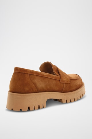 Splitnubuck Mocassins Luba - Camel