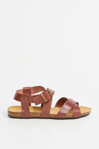 Leren Sandalen Penelope - Camel