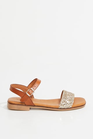 Leren Sandalen Lilou - Goudkleurig