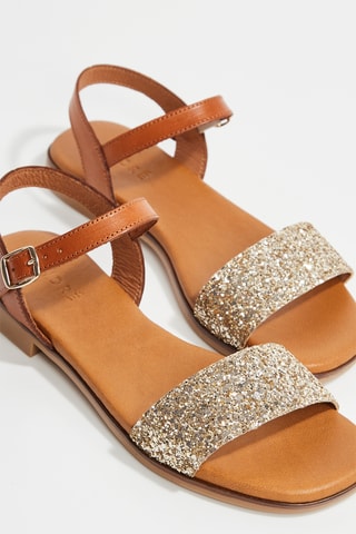 Leren Sandalen Lilou - Goudkleurig