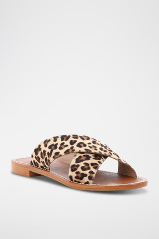 Nubuck Muiltjes Svena - Beige