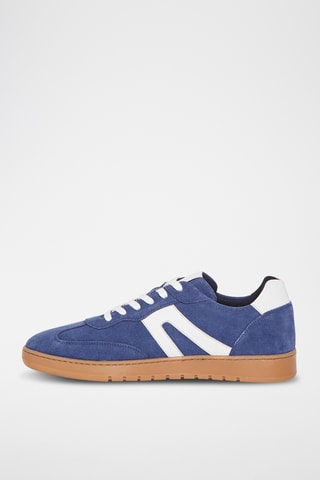 Nubuck Sneakers Tim - Marineblauw