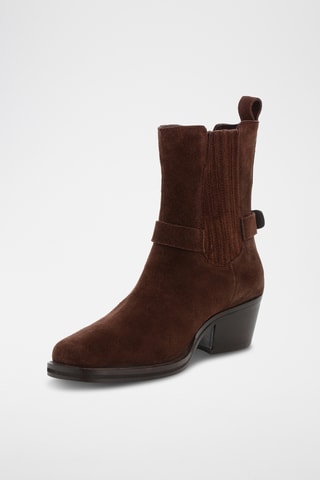 Nubuck Chelsea Boots Bikkie - Bruin