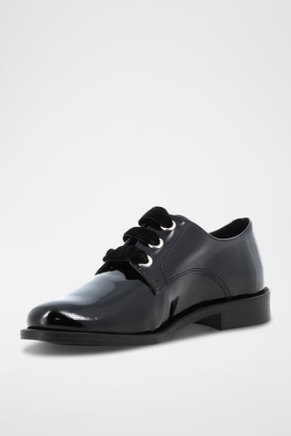 Derbys en cuir verni Velouty - Noir