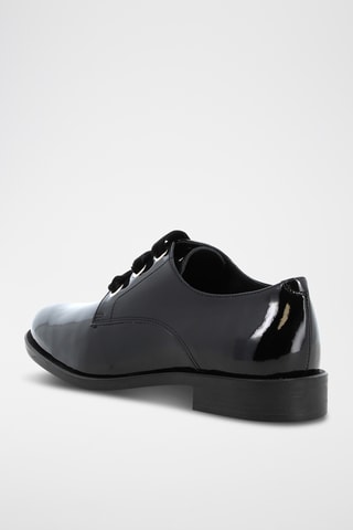 Derbys en cuir verni Velouty - Noir