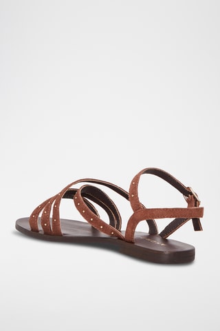Schapennubuck Sandalen Delta - Bruin