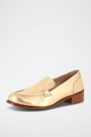 Leren Mocassins Imane - Goudkleurig