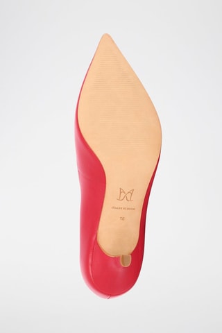 Leren Pumps Etonnante Rood