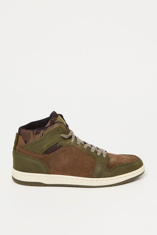 Hoge Nubuck Sneakers Picoto - Kaki 
