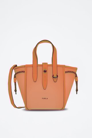 Sac à main en cuir de veau Net Mini - Orange