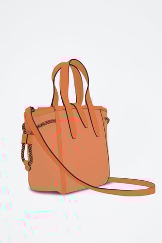 Sac à main en cuir de veau Net Mini - Orange