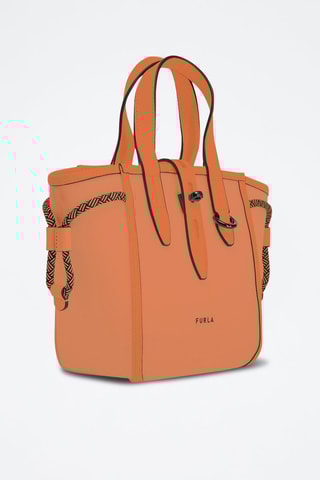 Sac à main en cuir de veau Net Mini - Orange