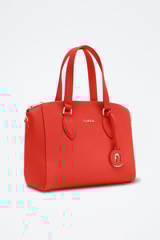 Sac à main en cuir de veau Minerva - Rouge